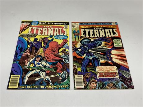 THE ETERNALS #11 & KING SIZE ANNUAL ETERNALS #1