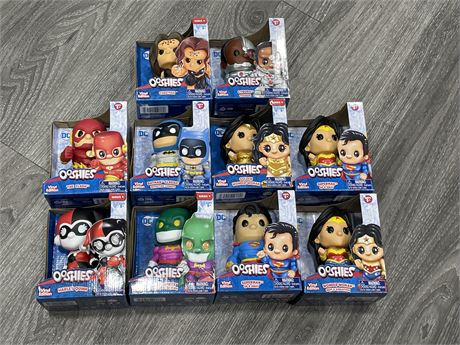 10 NEW IN PACKAGE DC OOSHIES