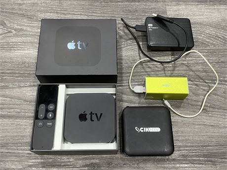 LOT OF ELECTRONICS INCLUDING APPLE TV