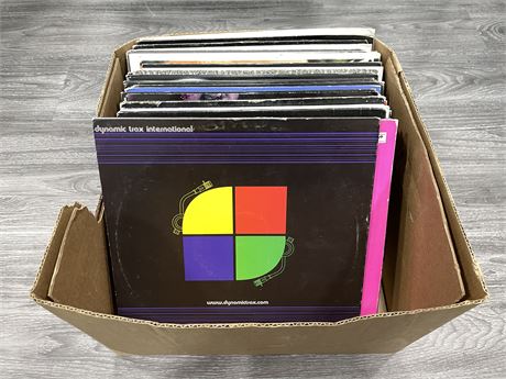 BOX OF DJ DANCE RECORDS (MOST IN GOOD CONDITION)