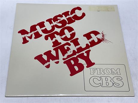 RARE PROMO MUSIC TO WELD BY COMPILATION - NEAR MINT (NM)