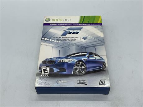 FORZA MOTORSPORT 4 LIMITED COLLECTORS EDITION - XBOX 360 - COMPLETE WITH MANUAL