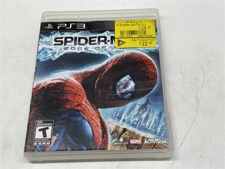 SPIDER-MAN EDGE OF TIME - PS3