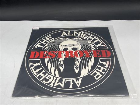 RARE UK PRESS - THE ALMIGHTY - DESTROYED - NEAR MINT (NM)