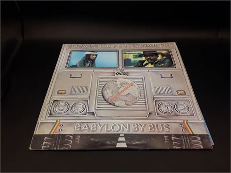 BOB MARLEY & THE WAILERS - BABYLON BY BUS (G) GOOD CONDITION - VINYL