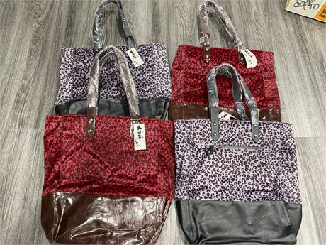 4 NEW MISCO GIRL PURSE BAGS
