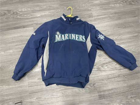 MARINERS AUTHENTIC MAJESTIC PERFORMANCE APPAREL JACKET SIZE 2XL