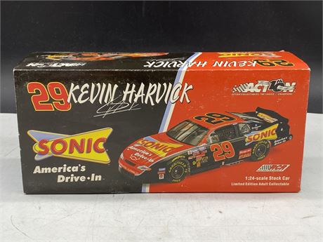 1:24 SCALE DIE CAST 2002 KEVIN HARVICK SONIC STOCK CAR
