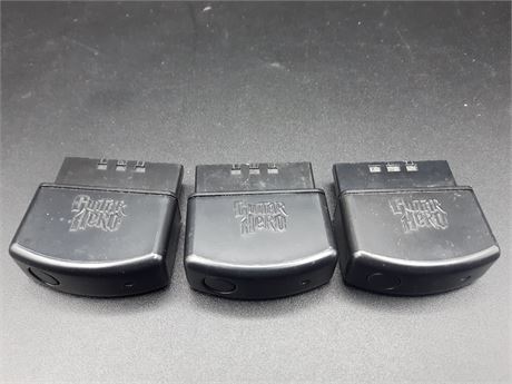 COLLECTION OF GUITAR HERO ADAPTERS - VERY GOOD CONDITION