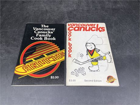 2 VINTAGE CANUCKS COOK BOOKS 80’/81’ - 83’/84’