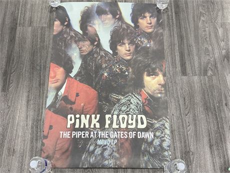 PINK FLOYD PIPER AT THE GATES OF DAWN MONO LP RECORD  POSTER ORIGINAL (24”X36”)