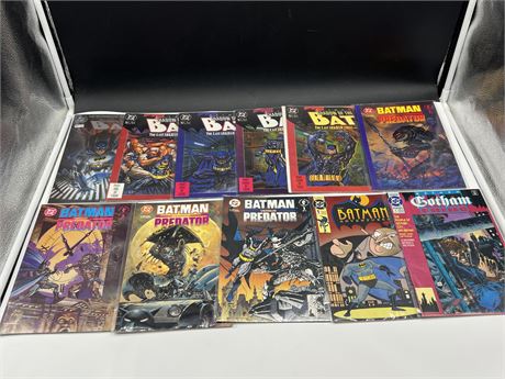 11 BATMAN COMICS INCLUDING MINI SERIES