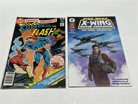 SUPERMAN & THE FLASH #1 & STAR WARS X-WING ROGUE SQUANDRON PART 1 OF 4
