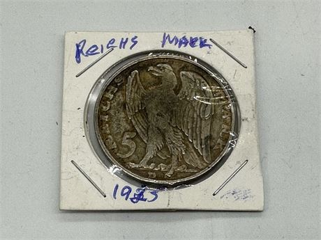 1925 GERMAN REICHS 5 COIN