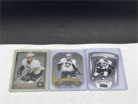 3 MISC CROSBY CARDS