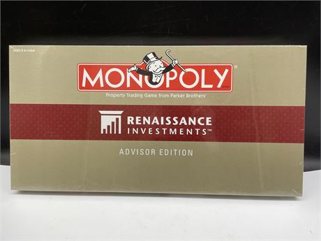 SEALED MONOPOLY RENAISSANCE INVESTMENTS ADVISOR EDITION