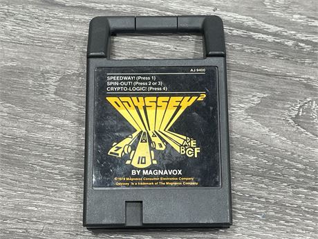 SPEEDWAY / SPIN OUT / CRYPTO LOGIC ODYSSEY 2 CART