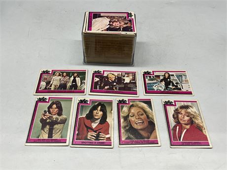 LOT OF 1977 CHARLIES ANGELS CARDS