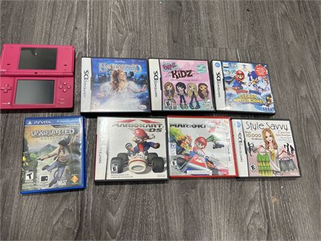UNTESTED NINTENDO DS & EMPTY GAME CASES