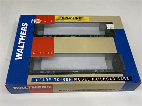 WALTHERS MODEL TRAIN RAILROAD CARS- RETAIL $40