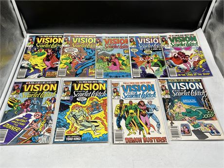 THE VISION & THE SCARLET WITH #1-9