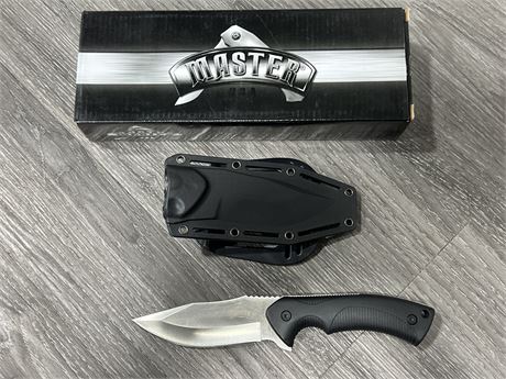 NEW MASTER DIVERS KNIFE W/HOLSTER (9”)