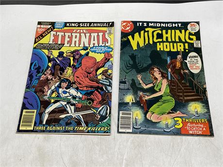 THE ETERNALS KING SIZE #1 AND THE WITCHING HOUR! #75