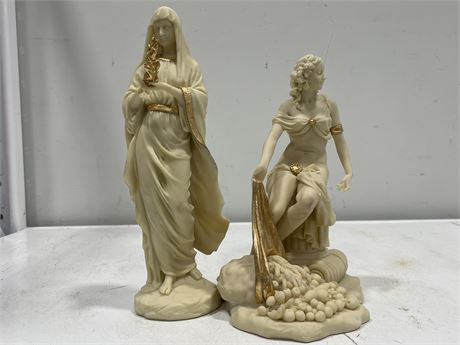 PAIR OF HIGHLY DETAILED VERONESE DESIGN FIGURES - TALKEST 12” TALL