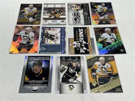 LOT OF CROSBY CARDS