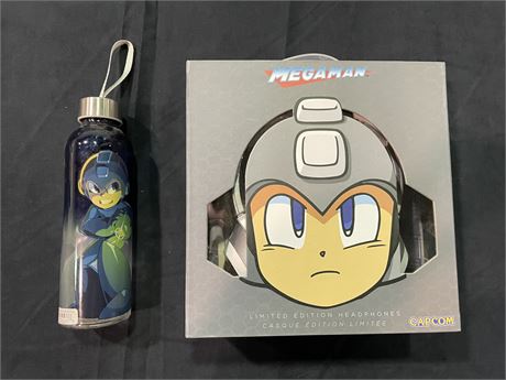 NEW MEGA MAN HEADSET (LIMITED EDITION) + WATER BOTTLE