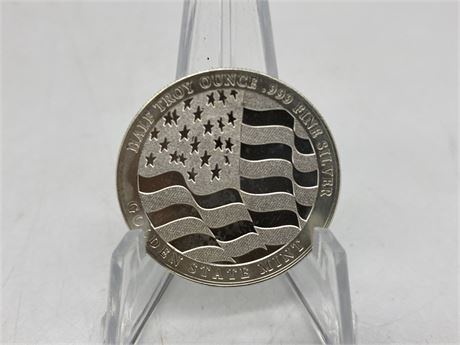 1/2 OZ 999 FINE SILVER GOLDEN STATE MINT COIN