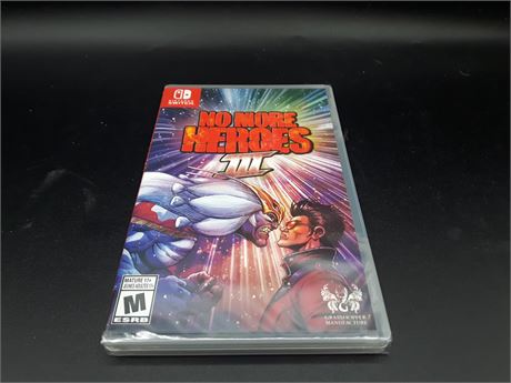SEALED - NO MORE HEROES 3 -  SWITCH