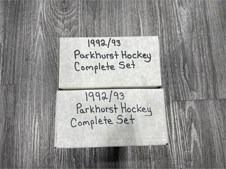 (2) 92’/93’ PARKHURST HOCKEY COMPLETE SETS
