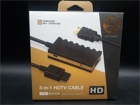 SEALED - HDTV CABLE - PRO EDITION - GAMECUBE / N64 / SNES