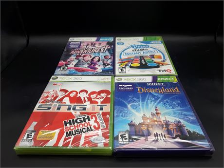 SEALED - XBOX 360 GAMES