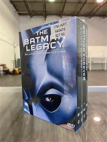 BATMAN LEGACY COLLECTION DVD (NEW) Retail $27.99