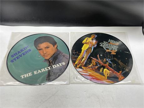 2 MISC PICTURE DISC’S - VG+