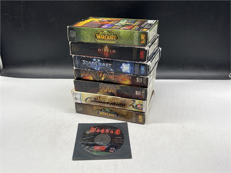 BUNDLE OF ASSORTED PC GAMES