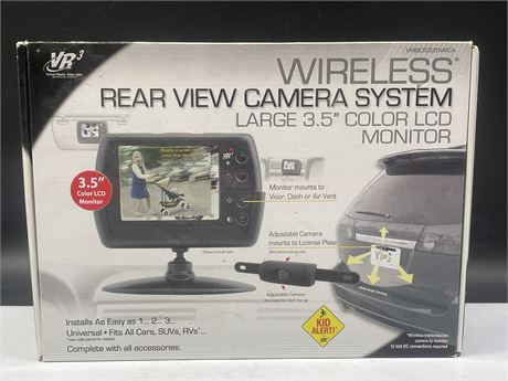 VR3 WIRELESS REAR VIEW CAMERA IN BOX