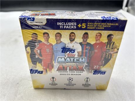 SEALED TOPPS MATCH ATTAX SOCCER BOX