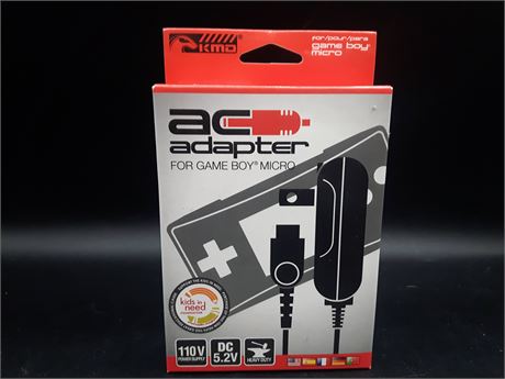 SEALED - GAMEBOY MICRO AC ADAPTER