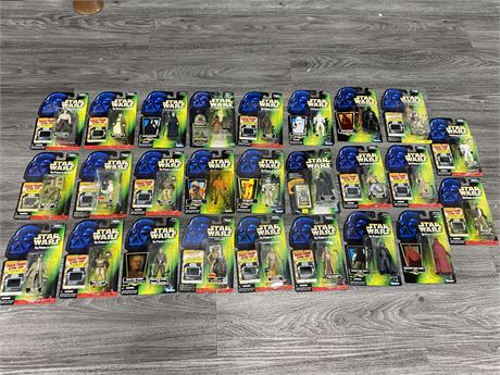 26 UNOPENED STAR WARS COLLECTABLES (No doubles)