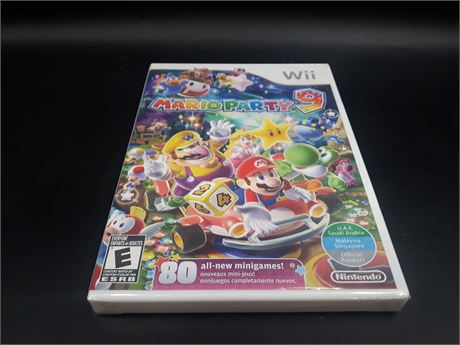 SEALED - MARIO PARTY 9  - WII