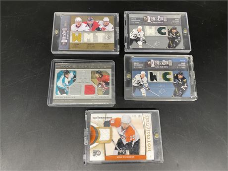 5 MISC. JERSEY CARDS