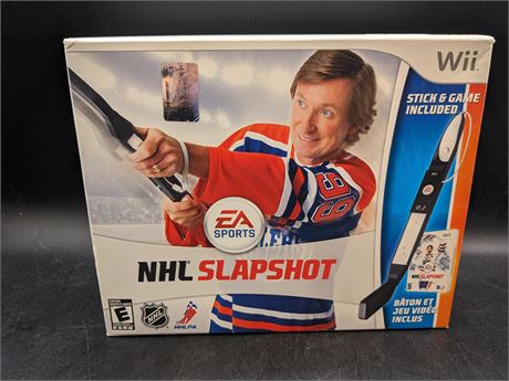 SEALED - NHL SLAPSHOT COLLECTORS BUNDLE - WII