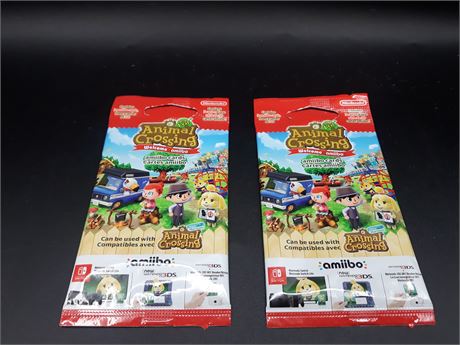 SEALED - COLLECTION OF AMIIBO CARDS WELCOME AMIIBO PACKS