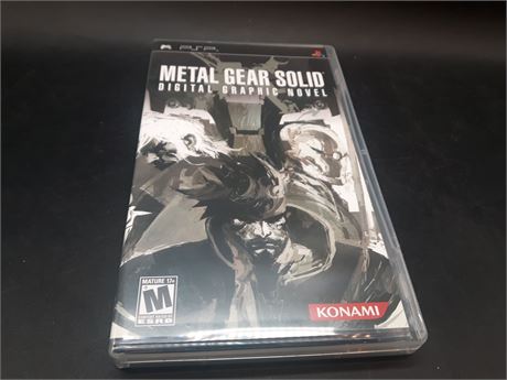 METAL GEAR SOLID GRAPHIC NOVEL - CIB - EXCELLENT CONDITION - PSP