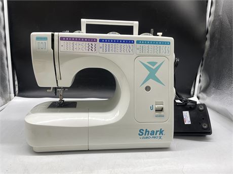 SHARK EURO-PRO X SEWING MACHINE TESTED WORKING