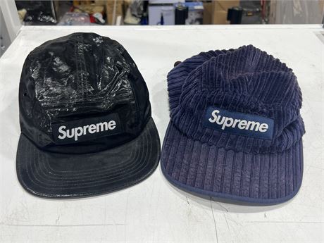 2 SUPREME HATS