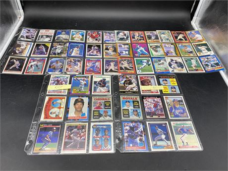 (54) MLB CARDS INCLUDES 18 ROOKIES